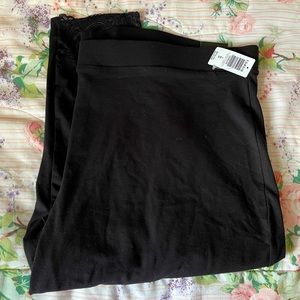NTW Plus Size Torrid Leggings Black Cropped Lace 6